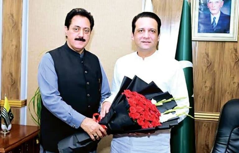 وزیراعظم آزاد کشمیر سے راجہ حنیف کی ملاقات