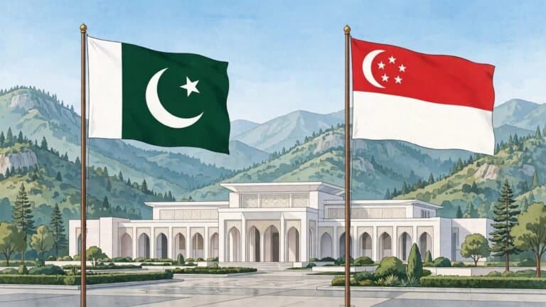 Singapore Foreign Minister Arrives in Islamabad for Talks