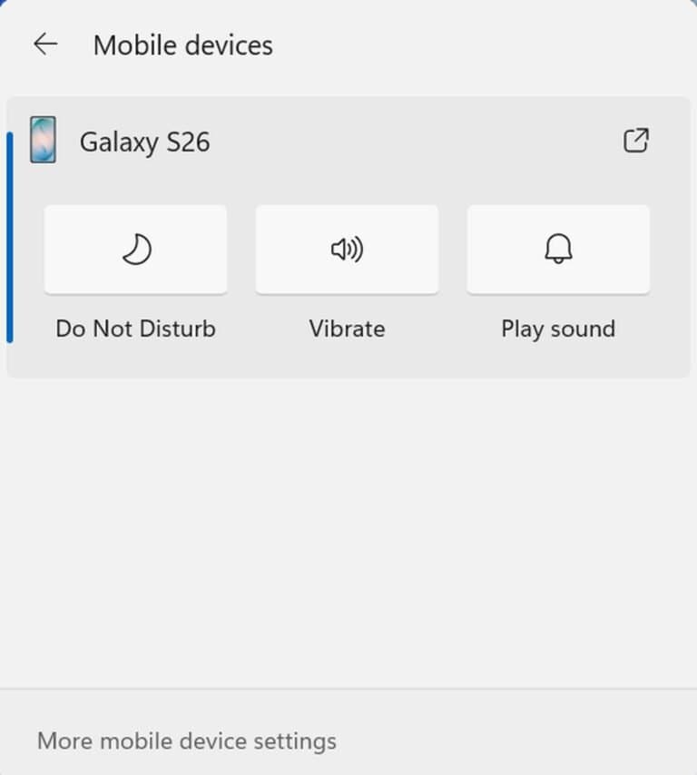 Windows 11 adds phone controls to Quick Settings