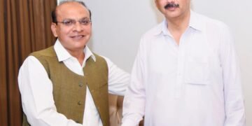 وزیر اعظم آزاد چوہدری انوارالحق کی چوہدری جاوید اقبال سے ملاقات. اہم یقین دہانی کروادی