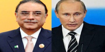 President Zardari and Vladimir Putin Stress Importance of Strengthening Bilateral Relations