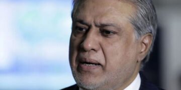 Ishaq Dar Criticizes PTI Protests, Calls Them a Threat to National Prestige