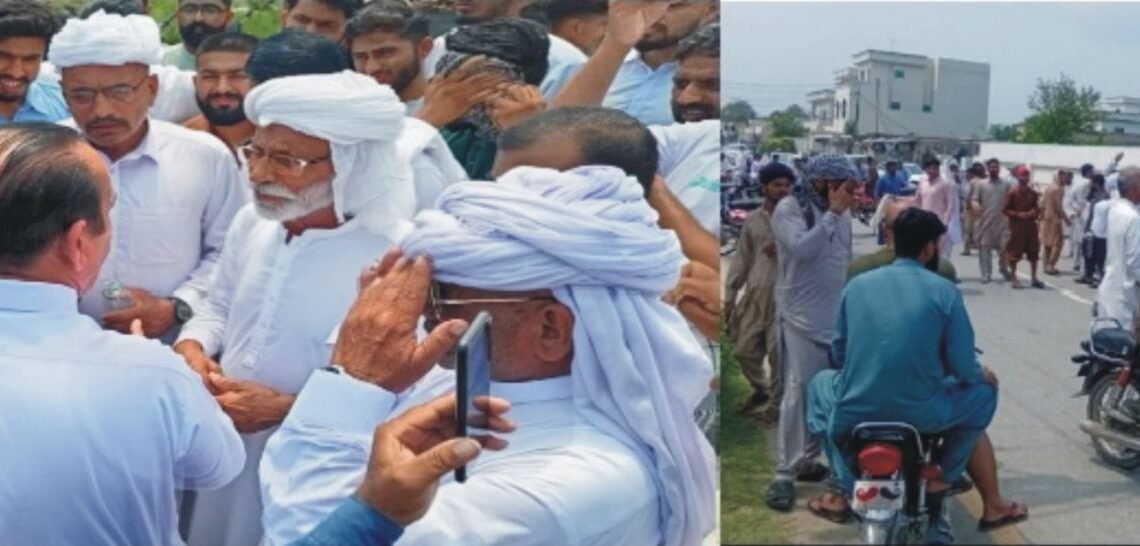 Pakhraal, Khari Sharif Protest at Chichiyan House
