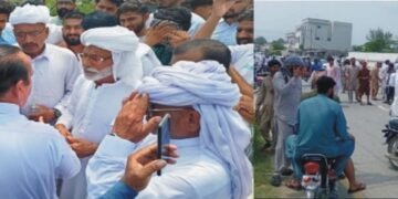 Pakhraal, Khari Sharif Protest at Chichiyan House
