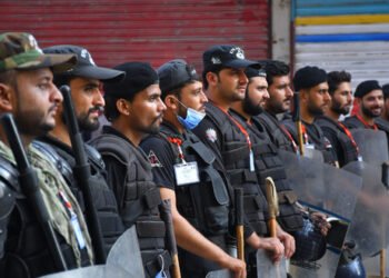 Bhimber Police, Magistrates Hold Flag March Ahead of Muharram