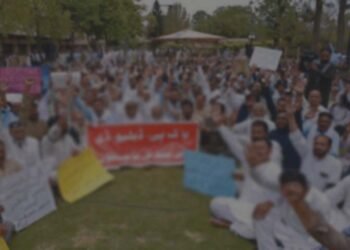 Hundreds of PWD Workers Protest in Muzaffarabad