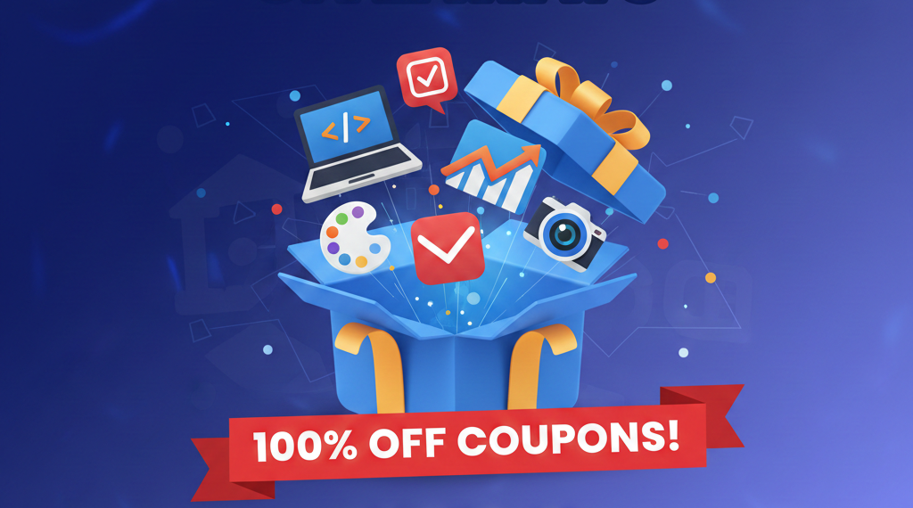 Free Udemy Courses, Udemy Coupon Codes, 100% Off Udemy, Udemy Giveaways.