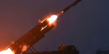 North Korea Fires Missile Barrage